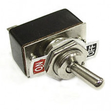 KN3-1, тумблер ON-OFF, (d=12.2mm, 250VAC, 6А), 1гр., 2конт., на панель KN3-1, тумблер ON-OFF, (d=12.2mm, 250VAC, 6А), 1гр., 2конт., на панель