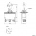 KN3(B)-103, тумблер ON-OFF-ON, (d=12.2mm, 250VAC, 6А), 1гр., 3конт., на панель KN3(B)-103, тумблер ON-OFF-ON, (d=12.2mm, 250VAC, 6А), 1гр., 3конт., на панель