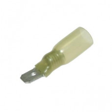 MDD5.5-250, клемма ножевая изолир. (6.35х0.8mm, папа, 12-10 AWG, 24А), желтый, HST MDD5.5-250, клемма ножевая изолир. (6.35х0.8mm, папа, 12-10 AWG, 24А), желтый, HST