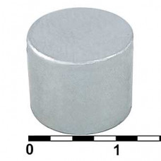 Магнит круглый C12.7x9.5мм, N35